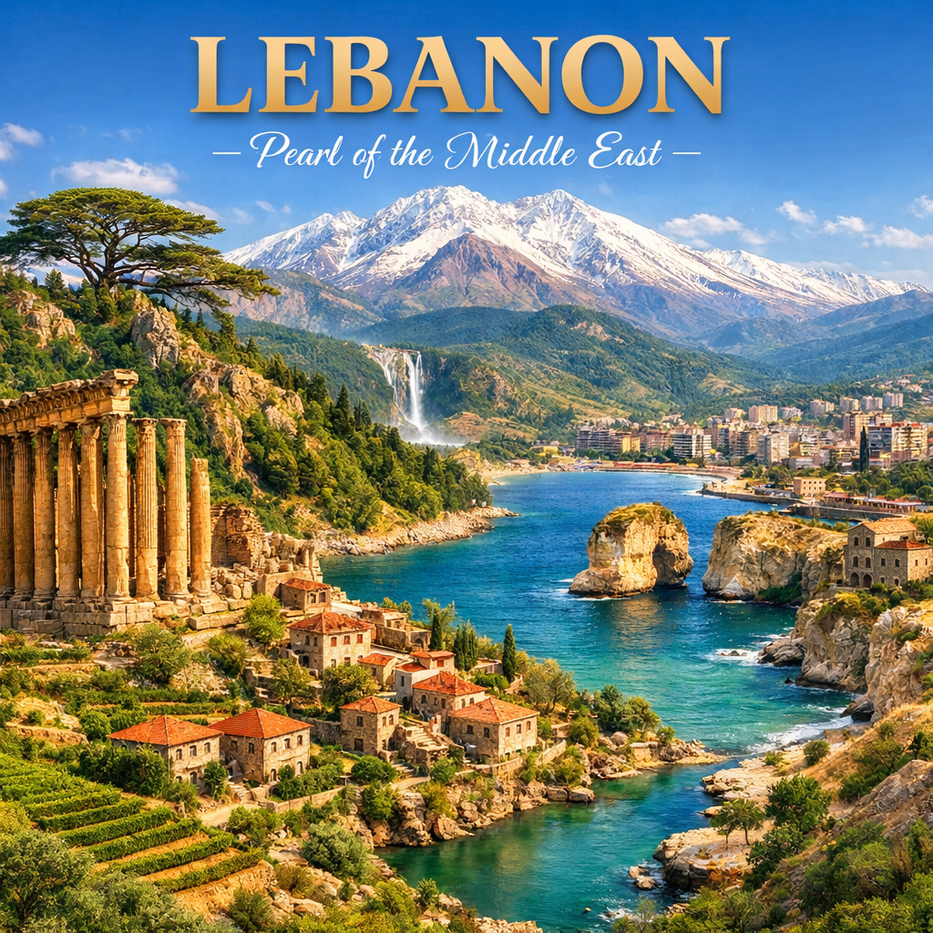 Lebanon Pearl of the Middle East landscape