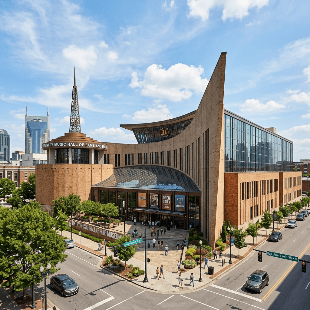Country Music Hall of Fame and Museum in downtown Nashville