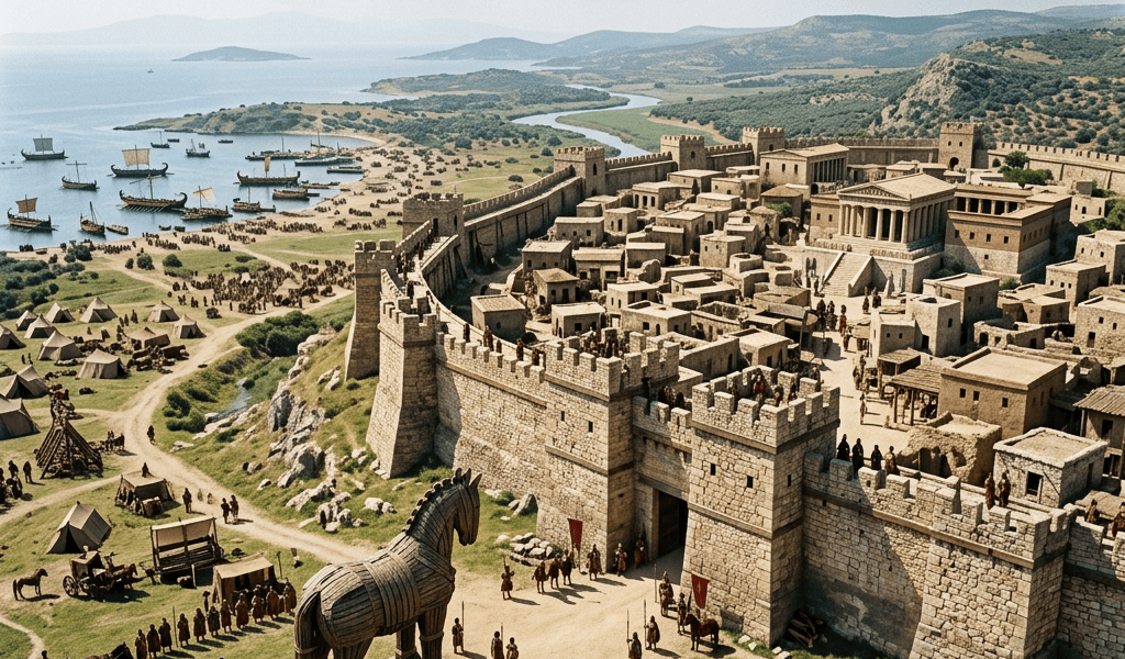 The ancient city of Troy