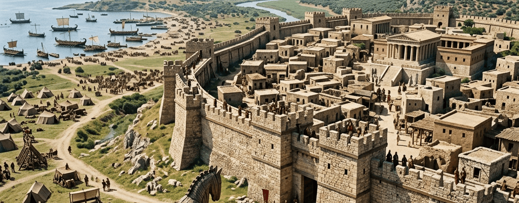 The ancient city of Troy
